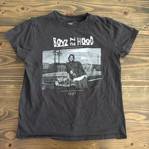 Mad Engine Boyz N The Hood Graphic Tee Black 1991 Movie Shirt XS - FLAW